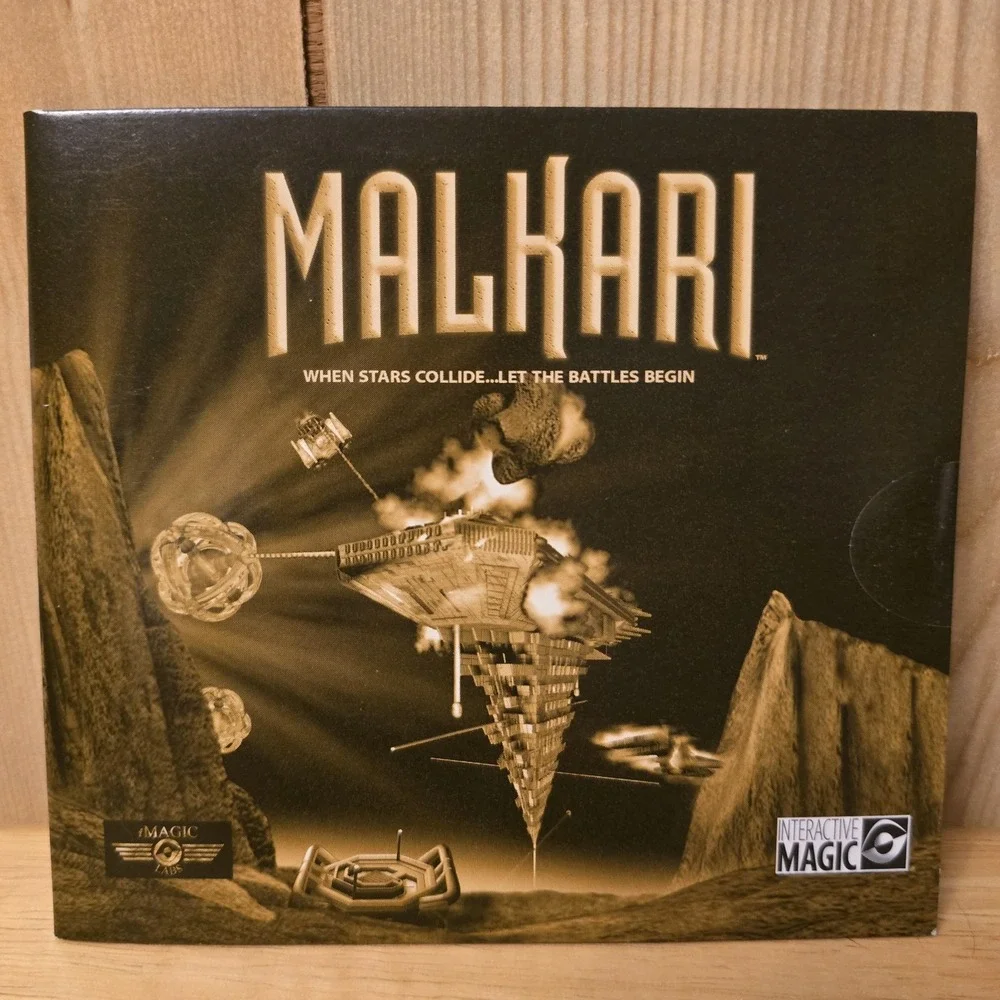 Malkari PC Game 1999 Big Box Open‎ Box Sealed Disc Complete